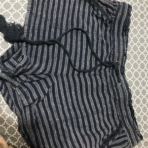 blue striped beach shorts from target
